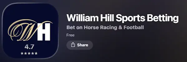 William Hill App Screenshot
